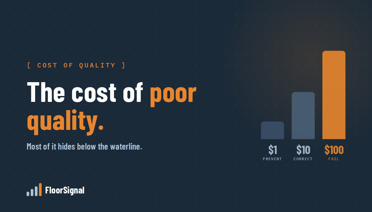 The Cost of Poor Quality: What Your Scrap Bin Isn't Telling You